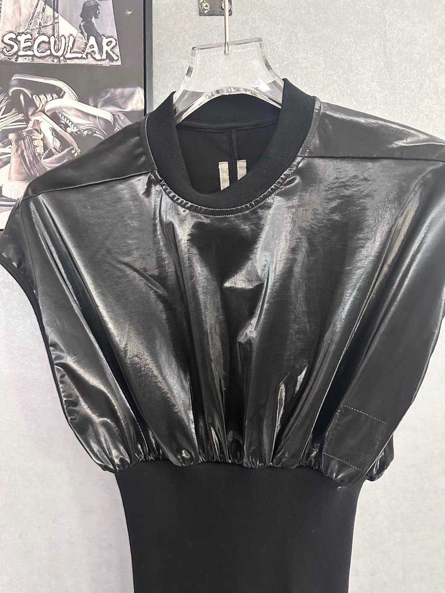 Rick Owens Rick Owens Women's Leather Dress K34 Size XS / US 0-2 / IT 36-38 - 3 Thumbnail