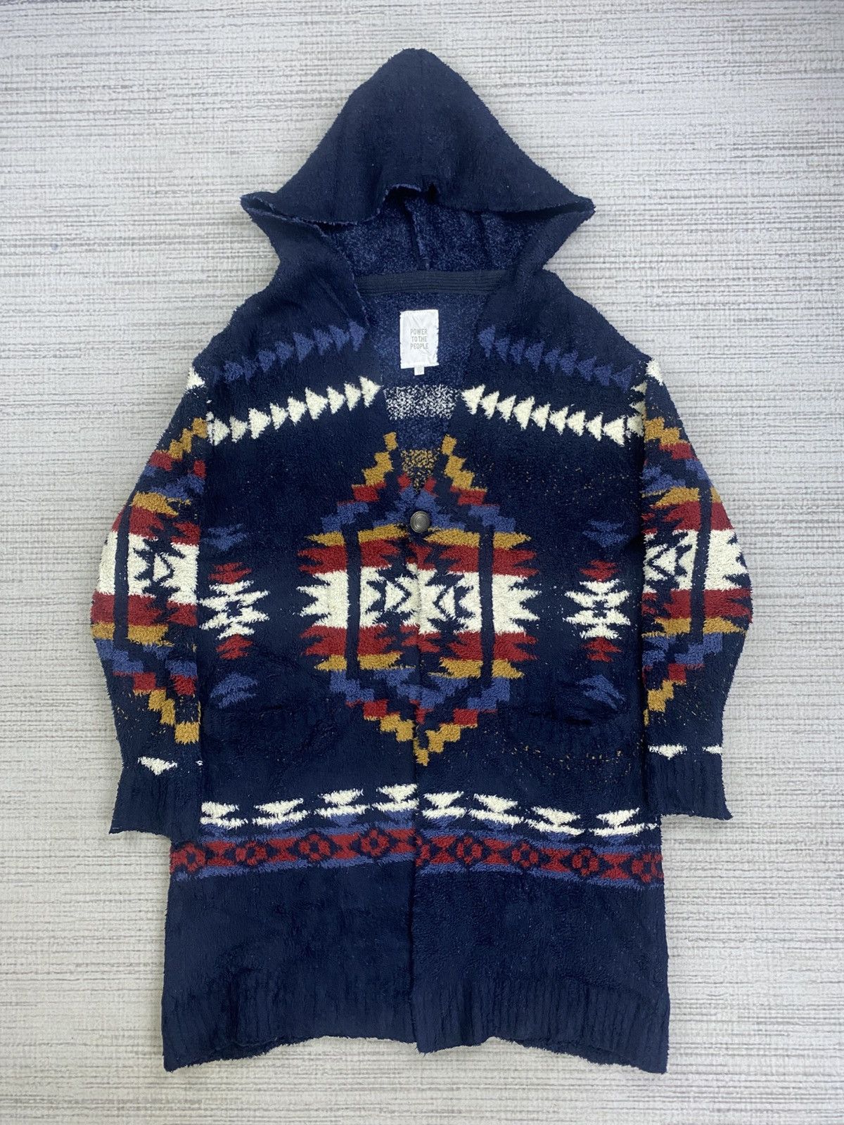 Vintage Vintage Power To The People Navajo Style Knitwear Poncho Size US M / EU 48-50 / 2 - 6 Thumbnail
