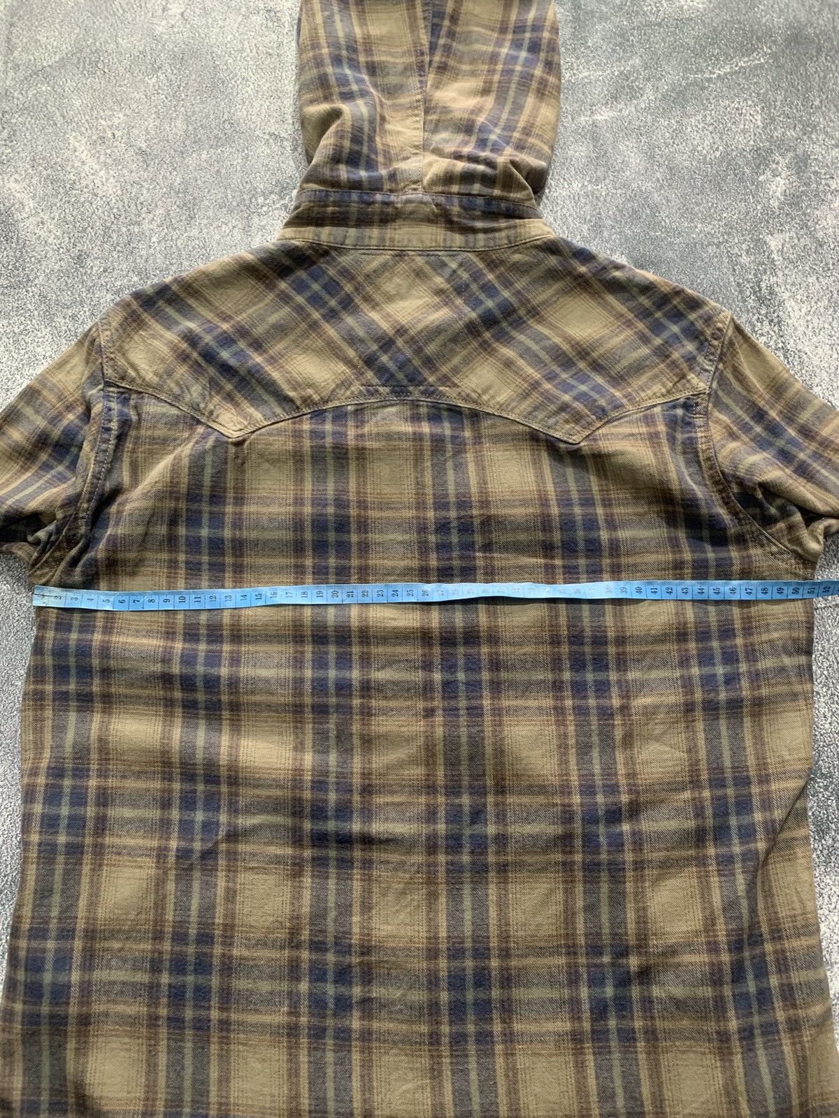 GOA GOA LGB Japanese Brand Plaid Hooded Western Flannel Size US M / EU 48-50 / 2 - 7 Thumbnail