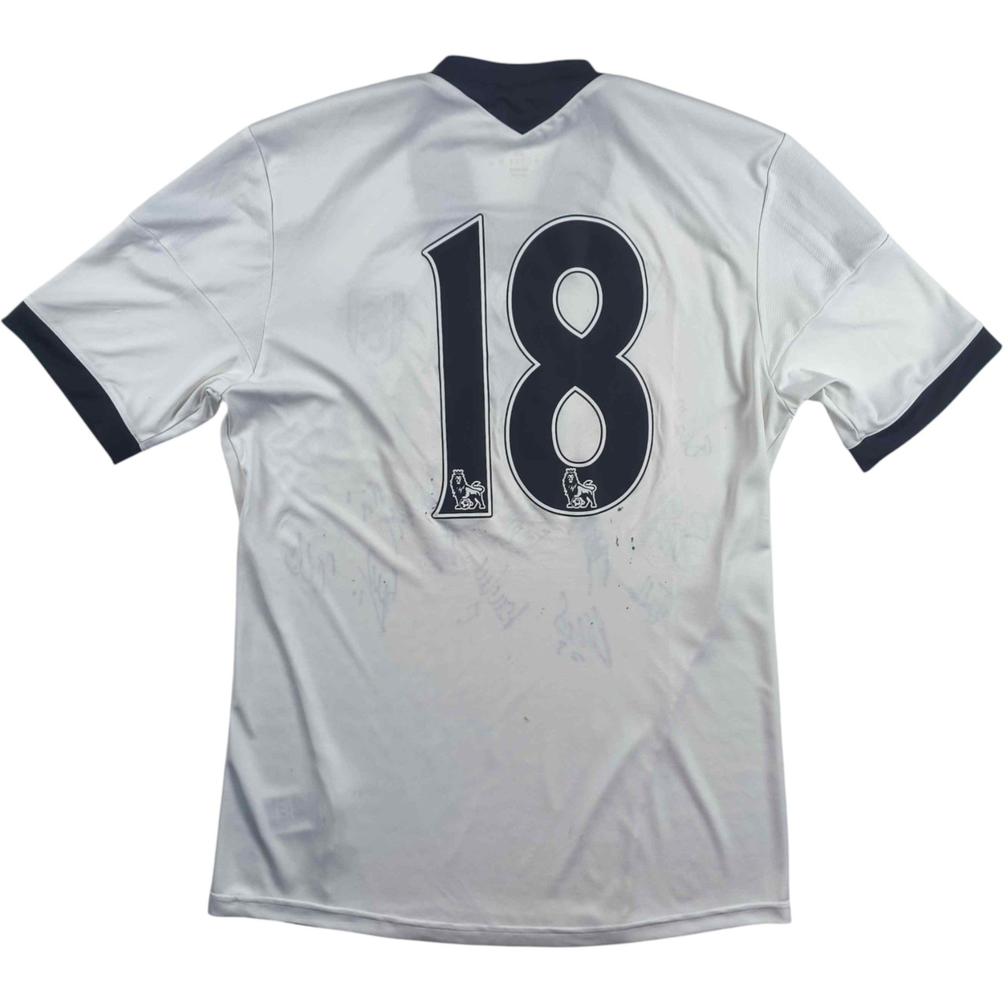 Adidas TEAM SIGNED Fulham 2013-14 Adidas home football jersey sz L Size US L / EU 52-54 / 3 - 2 Thumbnail