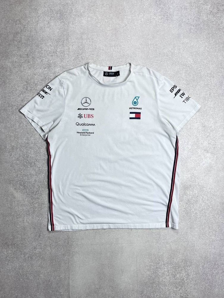 Vintage Vintage AMG Petronas F-1 Racing Nascar T-shirt Y2K XL Size US XL / EU 56 / 4 - 1 Thumbnail