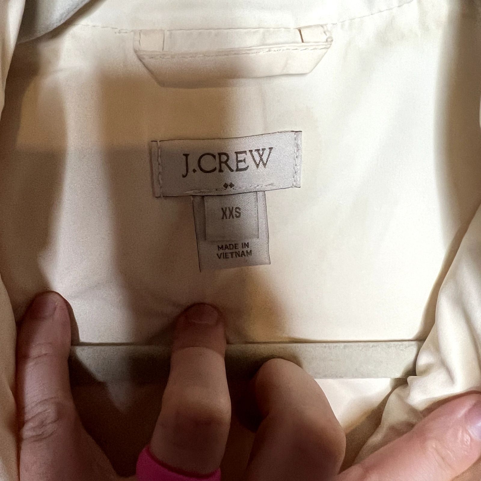 J.Crew J.Crew Cream Quilted Excursion Vest Zip Front Puffer XXS Size XXS / US 00 / IT 34 - 3 Thumbnail