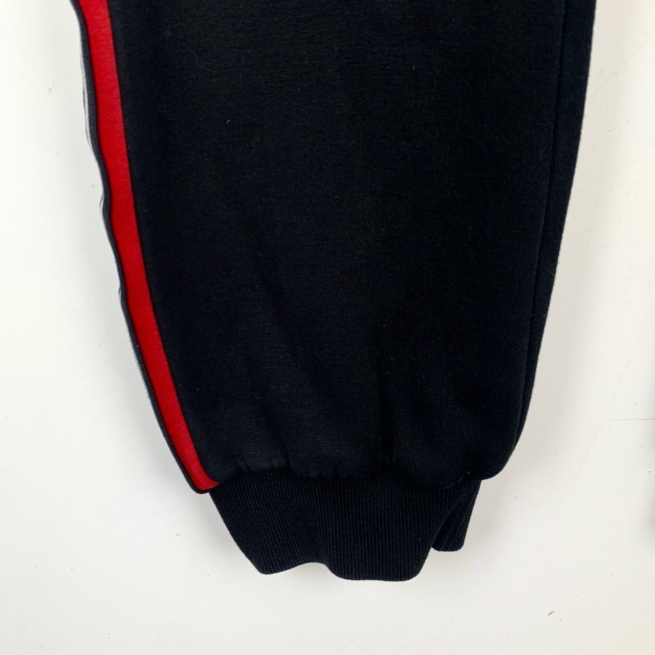 Miu Miu Miu Miu Womens Black Jogger Sweatpants With Red & White Side Size 28" / US 6 / IT 42 - 4 Thumbnail