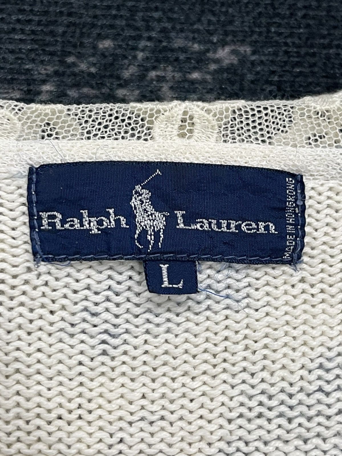 Vintage Vintage Ralph Lauren Floral Button Knit Size S / US 4 / IT 40 - 11 Thumbnail