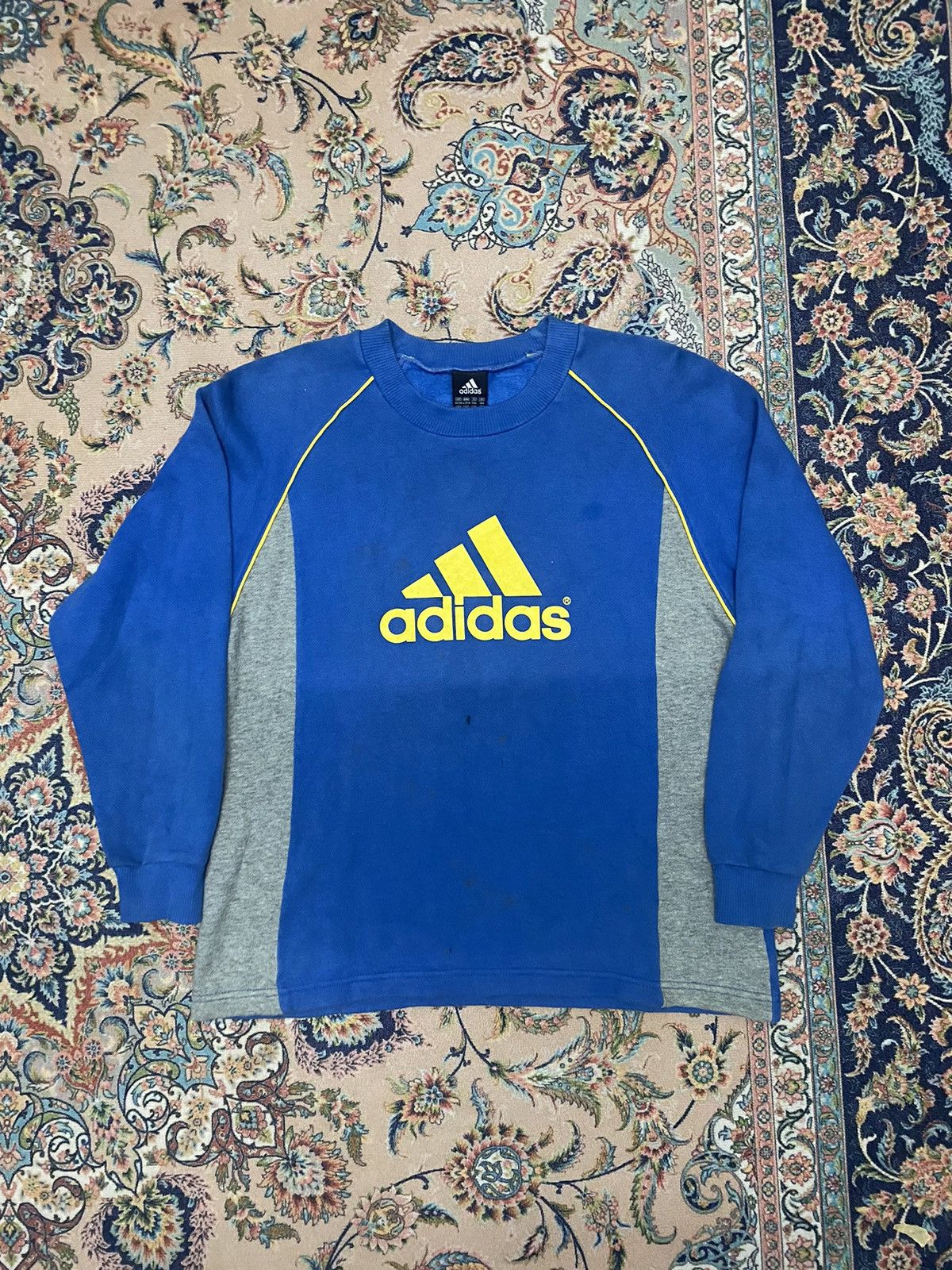 Adidas × Vintage Adidas longsleeve center Logo 🚀 Size US L / EU 52-54 / 3 - 1 Thumbnail