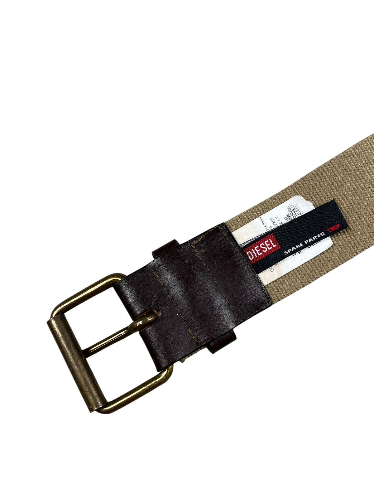 Diesel × Diesel Black Gold 2000s Diesel Military Belt Size 30 - 5 Thumbnail