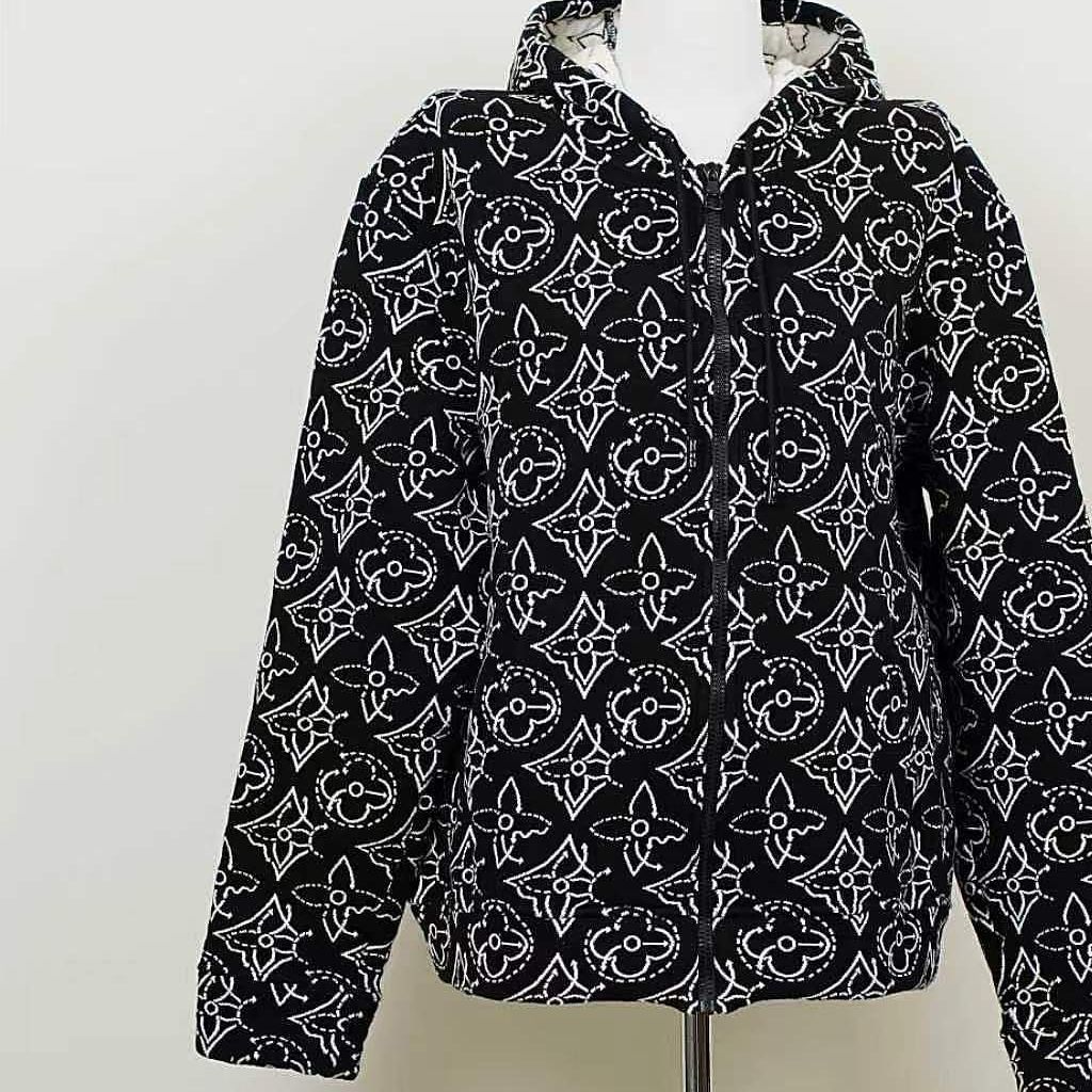 Louis Vuitton Louis Vuitton x NBA Monogram Zip Hoodie Size L Size US L / EU 52-54 / 3 - 1 Thumbnail