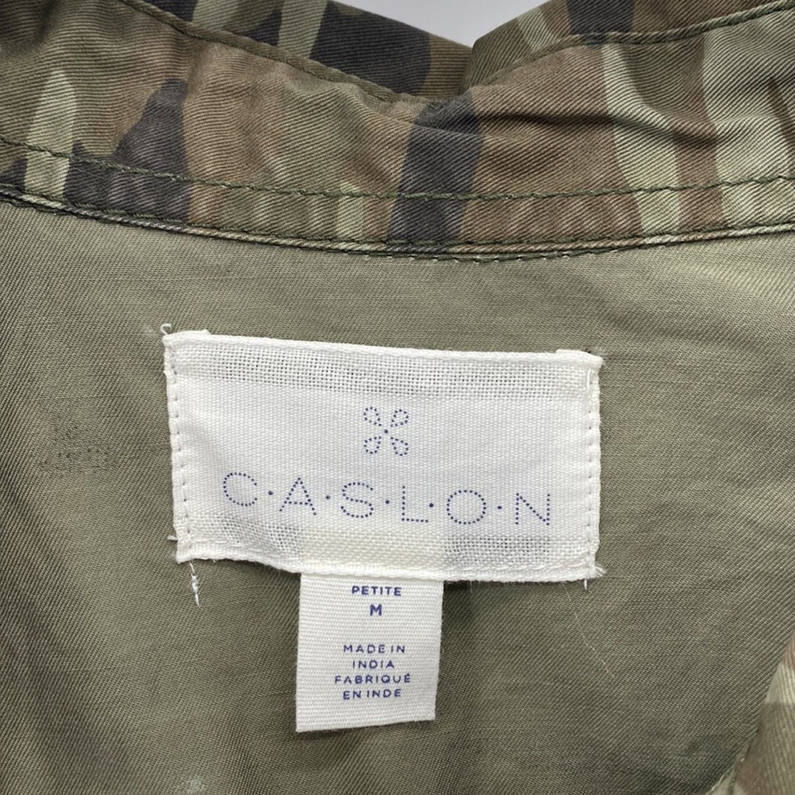 Other Caslon modern camo jacket contemporary hippie green petite M Size M / US 6-8 / IT 42-44 - 9 Thumbnail