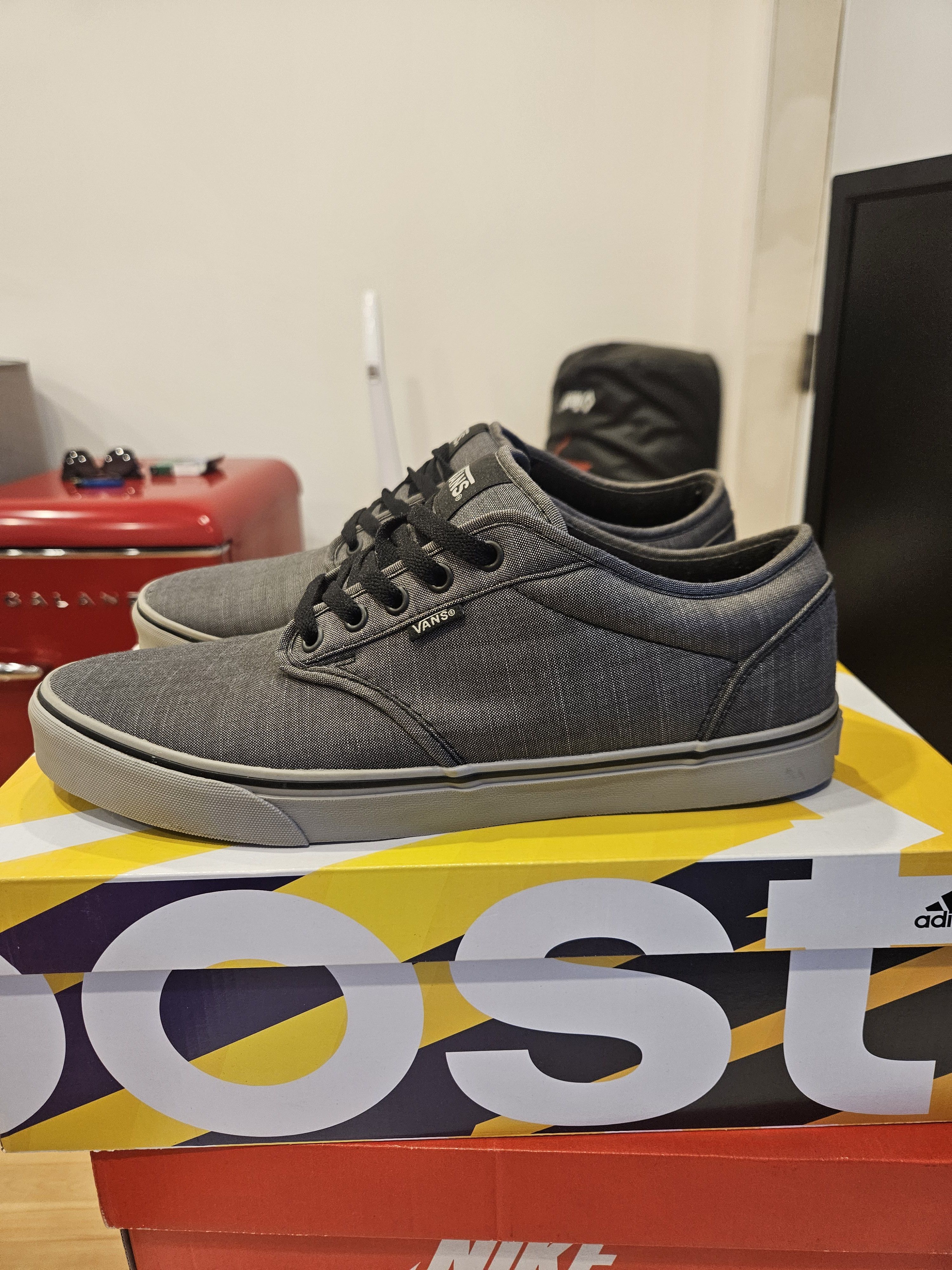 Vans Vans Atwood Grey Textile Size US 11.5 / EU 44-45 - 3 Thumbnail