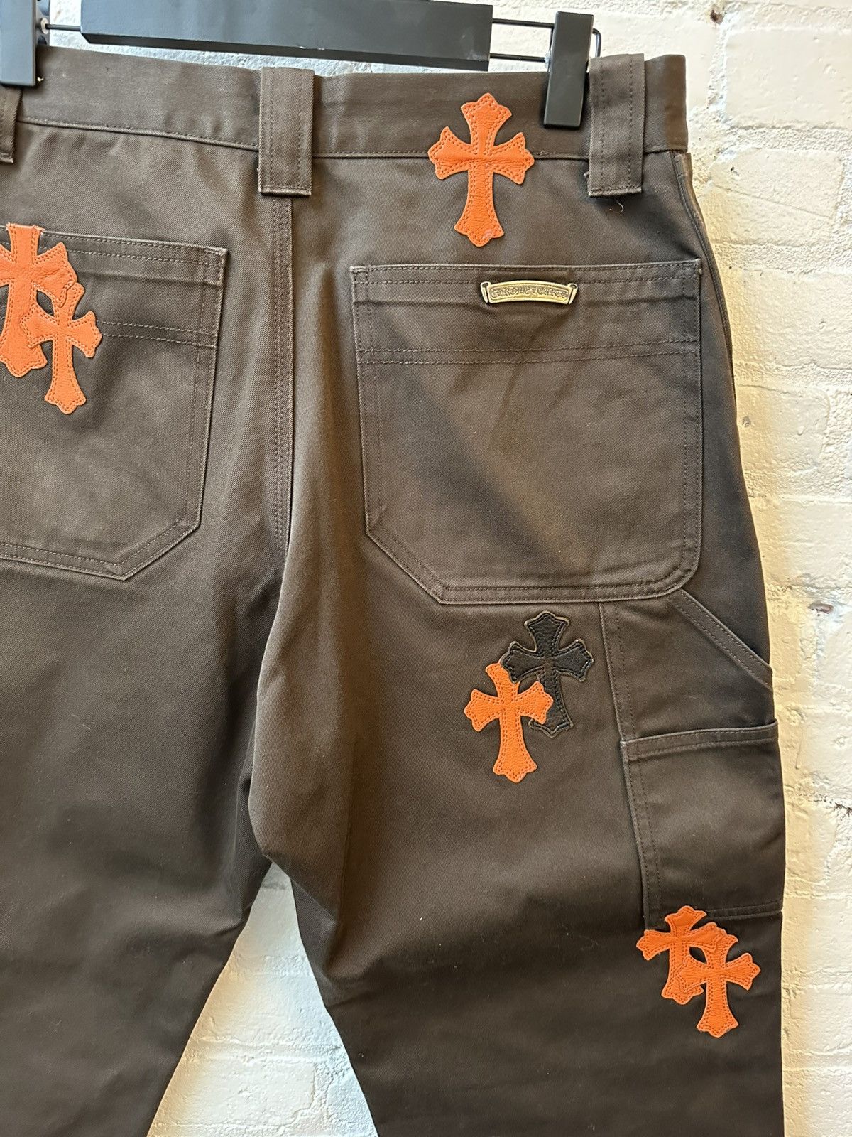 Chrome Hearts Chrome Hearts double knee carpenter cross patch jeans Size US 34 / EU 50 - 8 Thumbnail