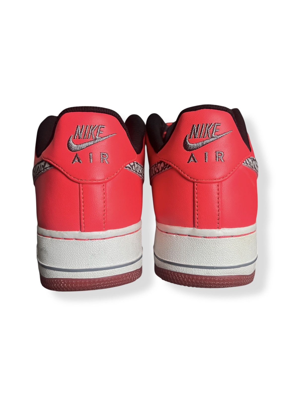 Nike 2012 Nike ID Air Force 1 - Infrared/Cement Grey - Size 9 Size US 9 / EU 42 - 4 Thumbnail