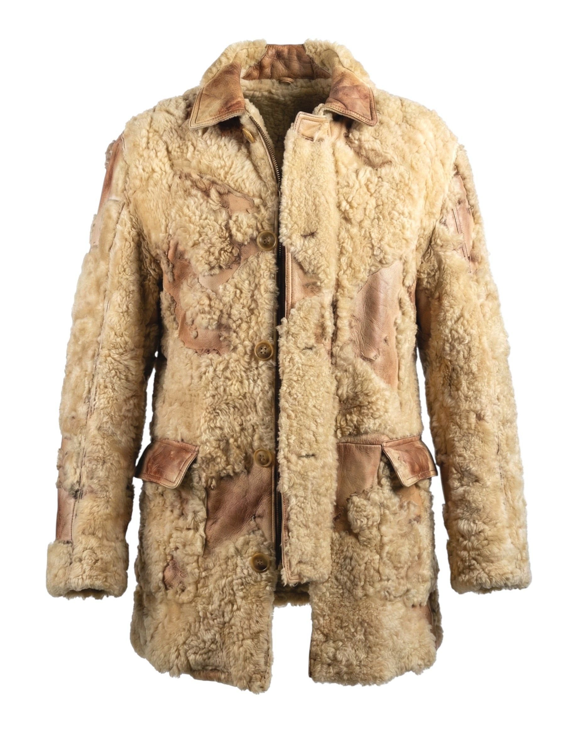 Hugo Boss JEWEL LAMBSKIN SHEARLING HEAVY COAT Size US M / EU 48-50 / 2 - 1 Thumbnail