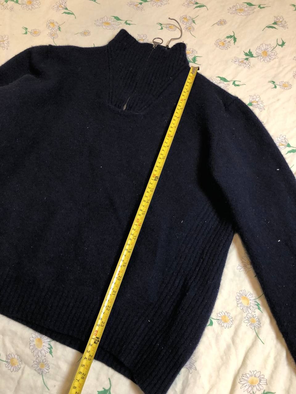 Barbour VintageBarbour 100 % Lambs Wool Quarter Zip Sweater Size US XXL / EU 58 / 5 - 9 Thumbnail