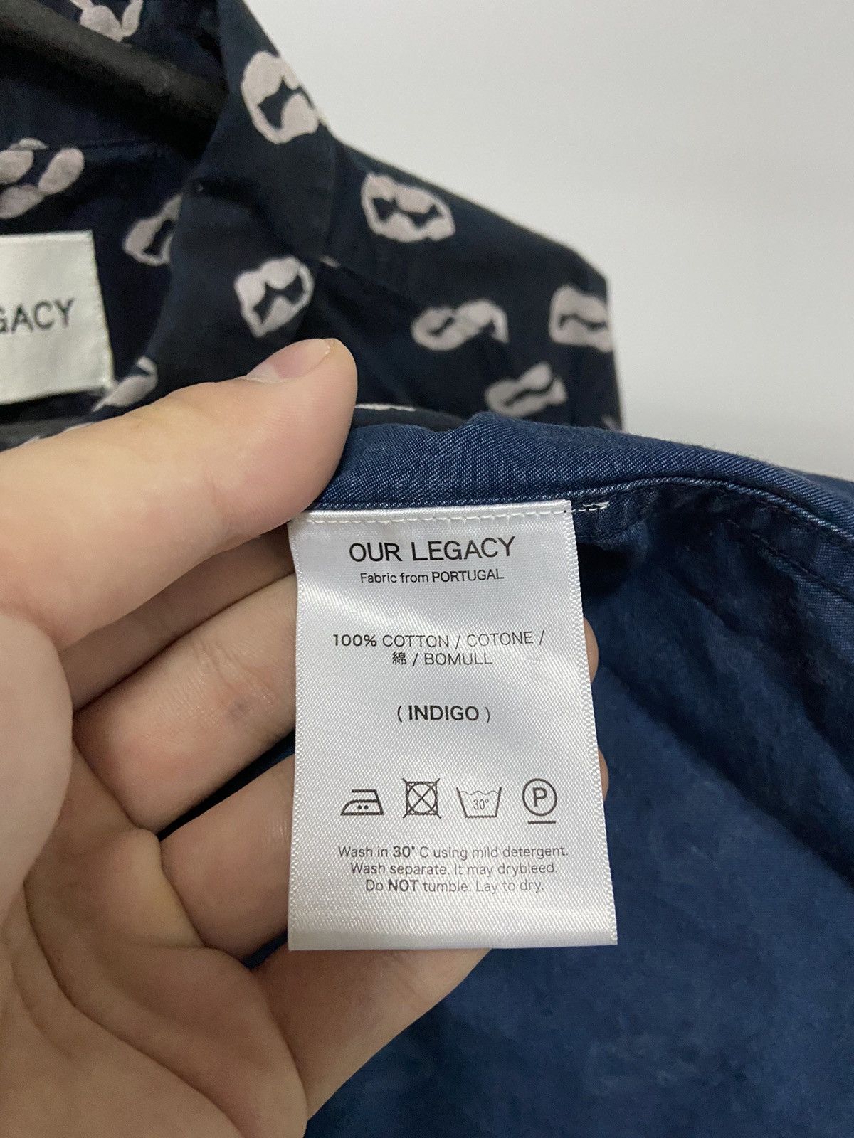 Our Legacy × Vintage Our legacy monogram logo patterns buttons shirts vintage Size US L / EU 52-54 / 3 - 6 Thumbnail