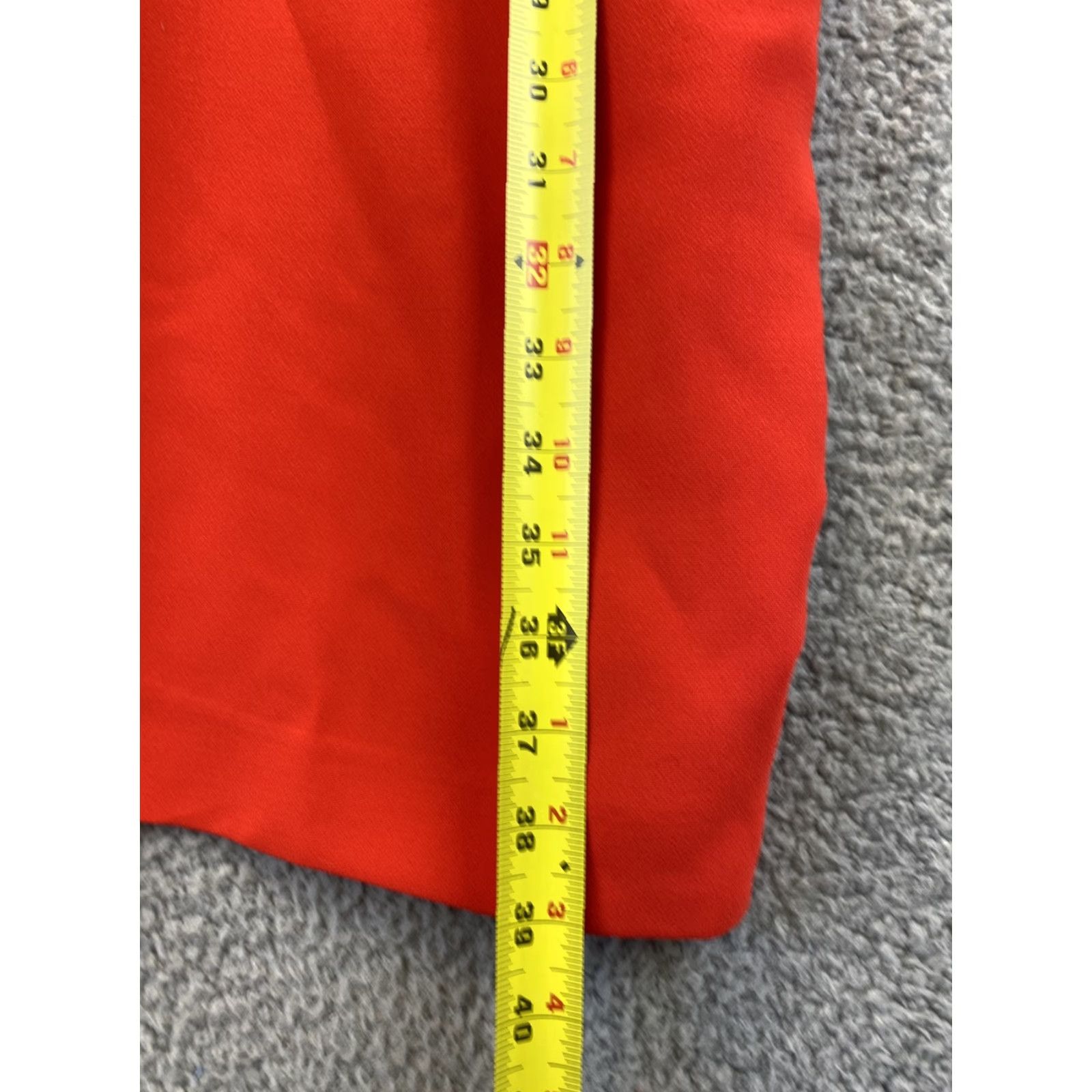 Calvin Klein Calvin Klein Women's Sleeveless Dress Size 10 Red NWOT 60-3 Midi Dress Polyester — Regular Sleeve Length: Sleeveless Size L / US 10 / IT 46 - 6 Thumbnail