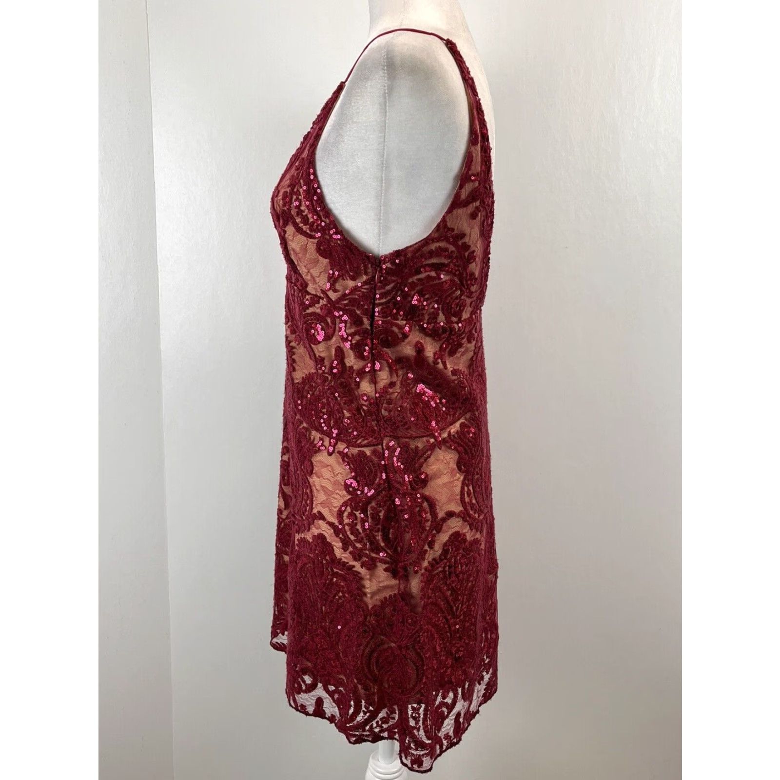 Free People Free People Red Mini Dress Size 2 Womens Size XS / US 0-2 / IT 36-38 - 2 Thumbnail