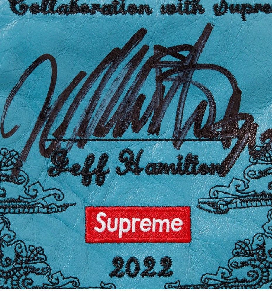 Supreme JEFF HAMILTON x SUPREME RIDGE STREET LEATHER JACKET Size US M / EU 48-50 / 2 - 4 Thumbnail