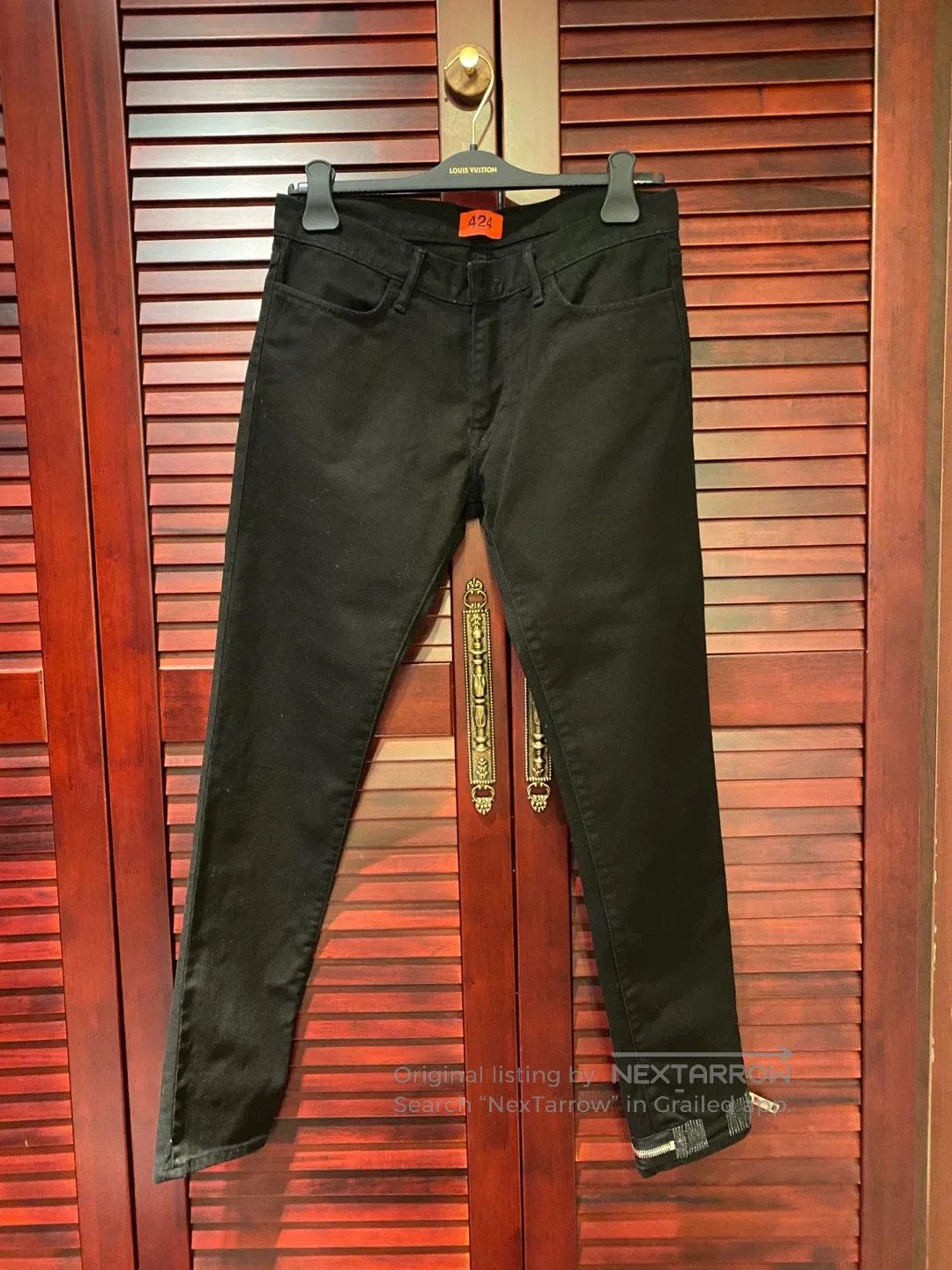 424 424 Black Men's Jeans. Size US 30 / EU 46 - 1 Thumbnail