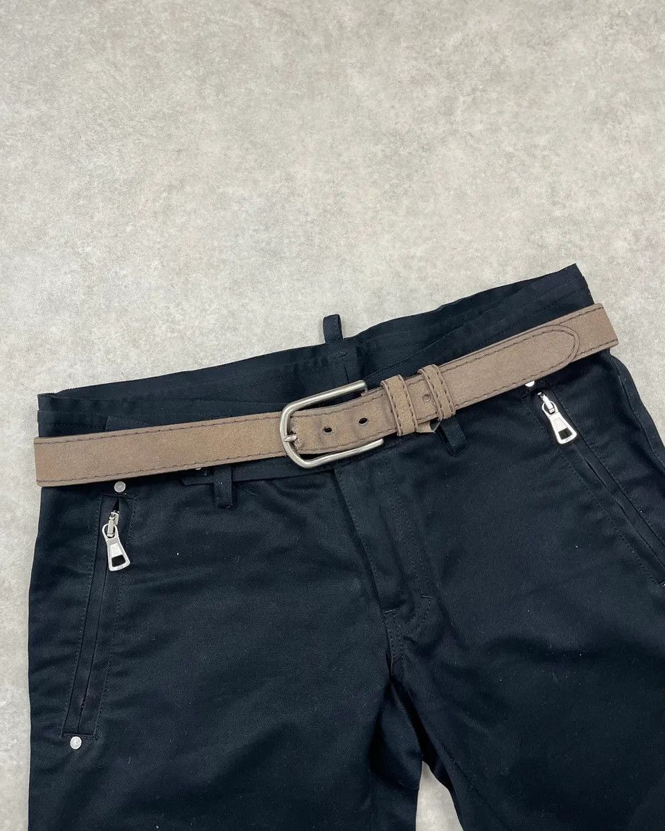 Prada 2000s Prada Grey Suede Leather Belt Size ONE SIZE - 1 Thumbnail