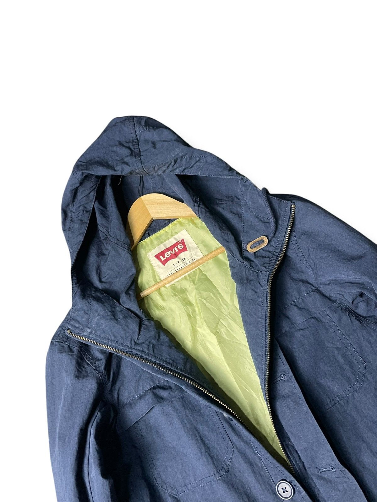 Japanese Brand × Levi's × Vintage LEVI’S STRAUSS & CO. Light Hooded Jacket (101) Size US S / EU 44-46 / 1 - 7 Thumbnail