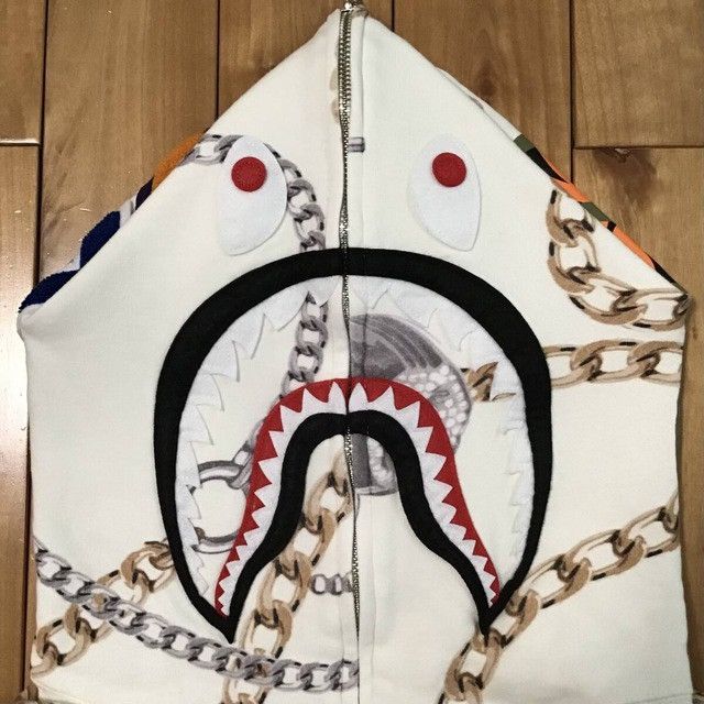 Bape 🔥2XL🔥 BAPE JEWELS SHARK FULL ZIP HOODIE a bathing ape XXL Size US XXL / EU 58 / 5 - 3 Thumbnail