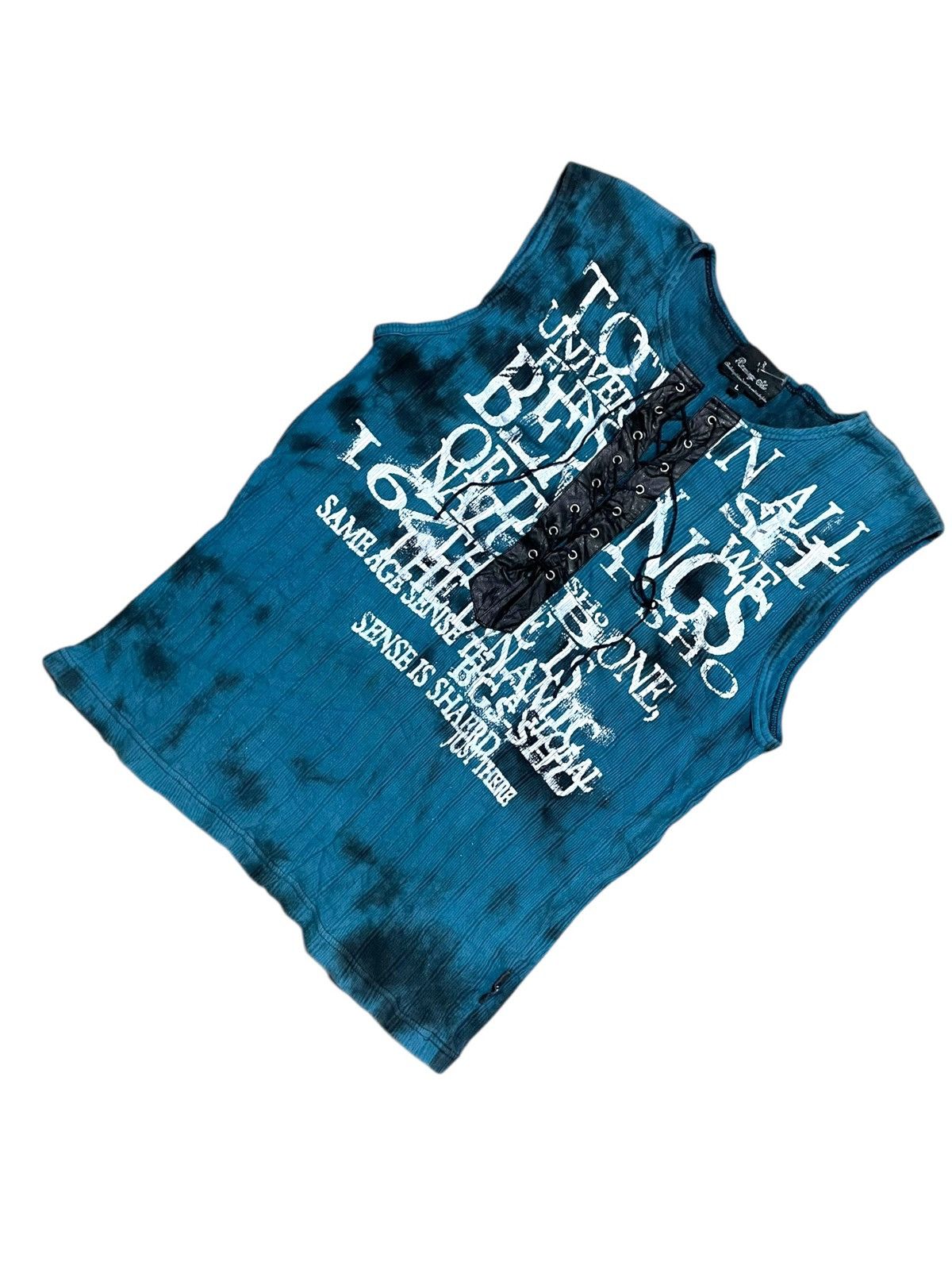 BERNINGS SHO Berning Sho Punk Sleeveless Tops Size US XL / EU 56 / 4 - 2 Thumbnail