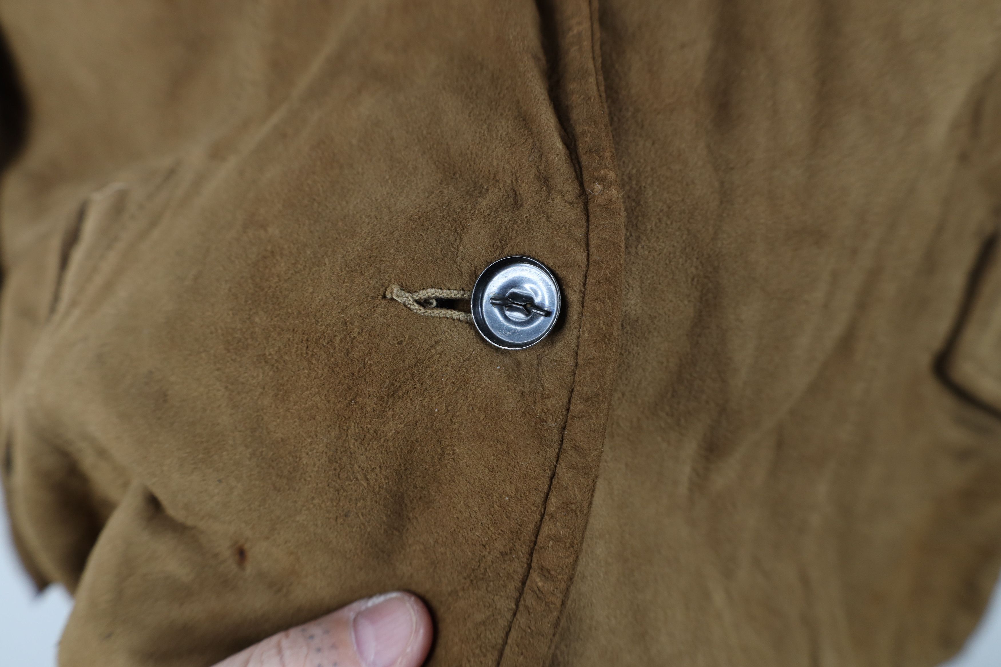 Vintage Vintage 60s Streetwear Lined Suede Leather Jacket Brown Size M / US 6-8 / IT 42-44 - 6 Thumbnail