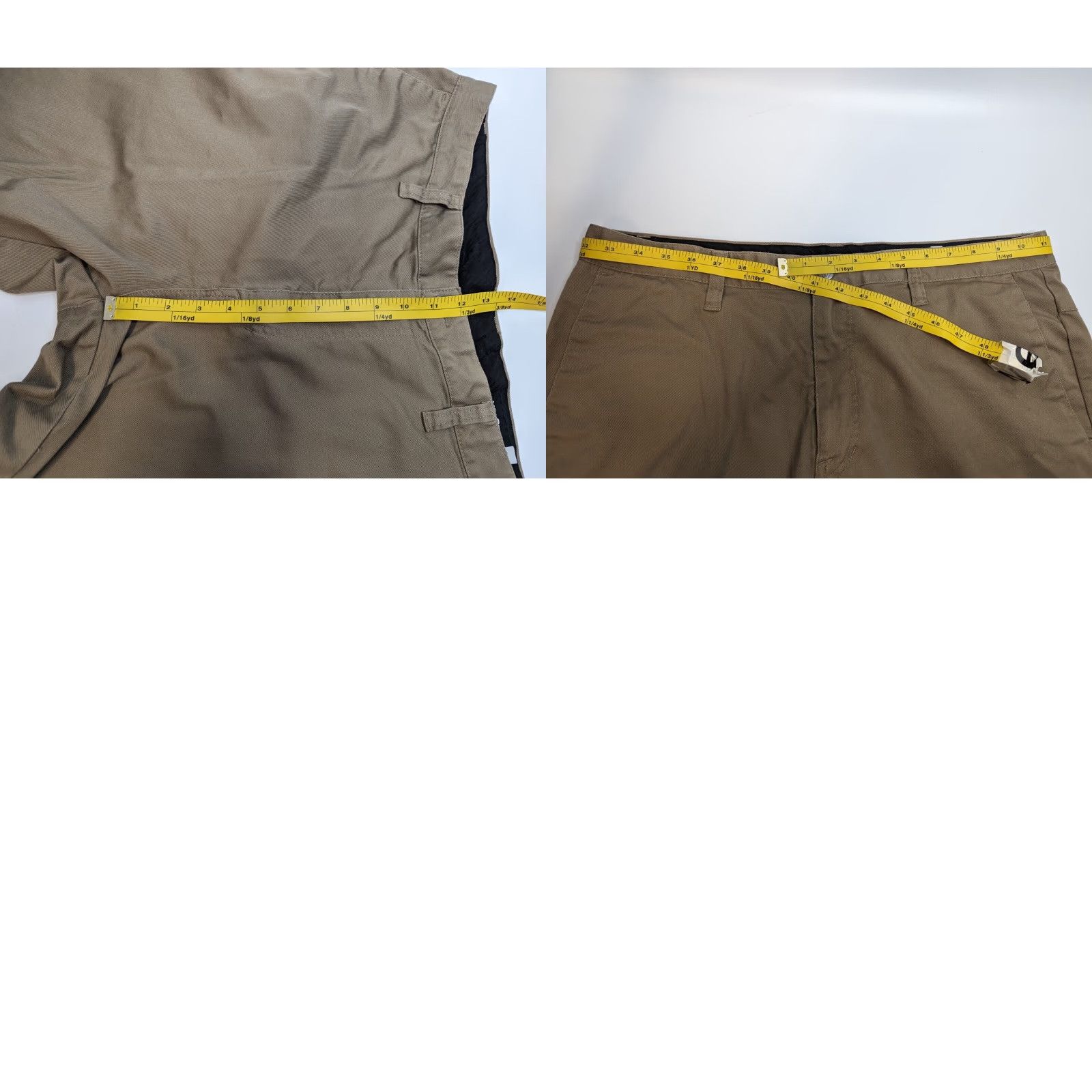 Volcom Volcom Shorts Mens 38 Brown Flat Front Casual Outdoor Bermuda Chino Skateboard Shirt Size US 38 / EU 54 - 8 Thumbnail
