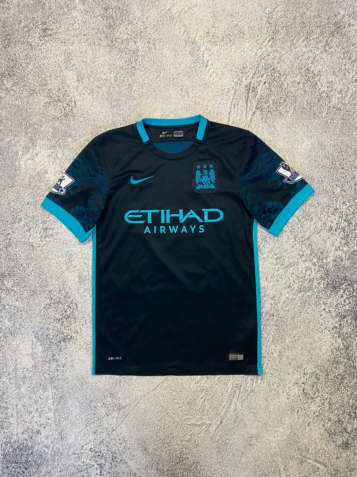 Pre-owned Jersey X Nike Manchester City De Bruyne 2015 2016 Football Soccer Jersey In Blue