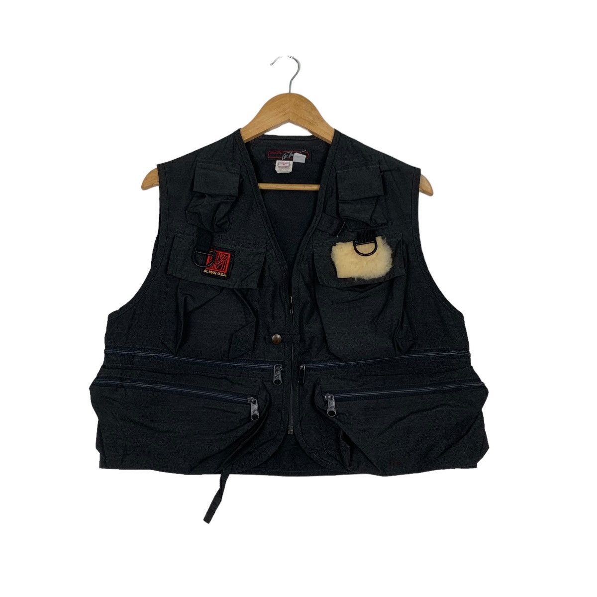Vintage AL MAR USA Hunting Tactical Utility Vest #1037-C47 Size US S / EU 44-46 / 1 - 1 Thumbnail
