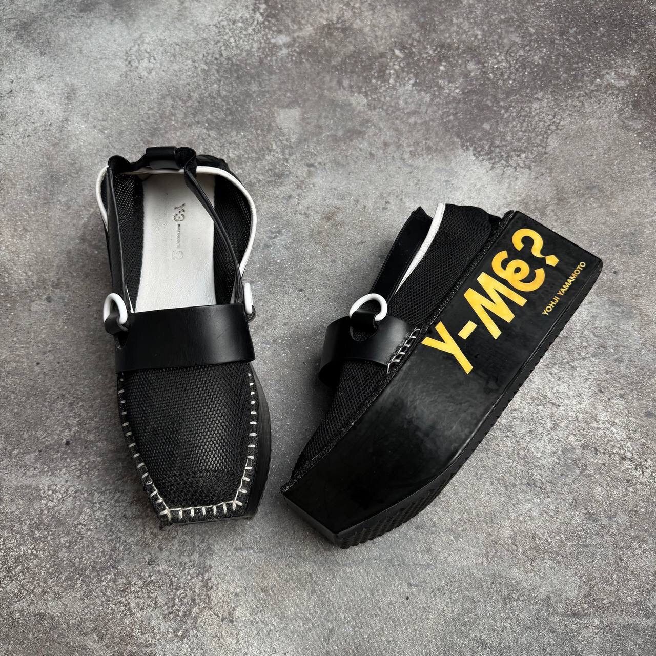 Yohji Yamamoto Y-3 Yohji Yamamoto x Adidas S/S14 Mesh Platform Shoes Size US 8 / IT 38 - 10 Thumbnail