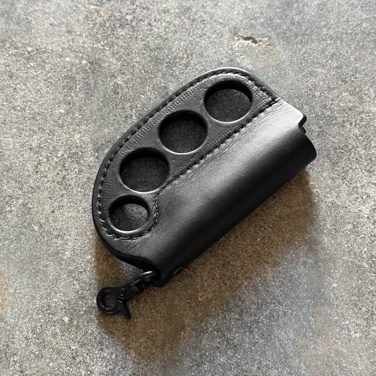 Blackmeans Leather Knuckle Lighter Case Keychain Size ONE SIZE - 4 Thumbnail