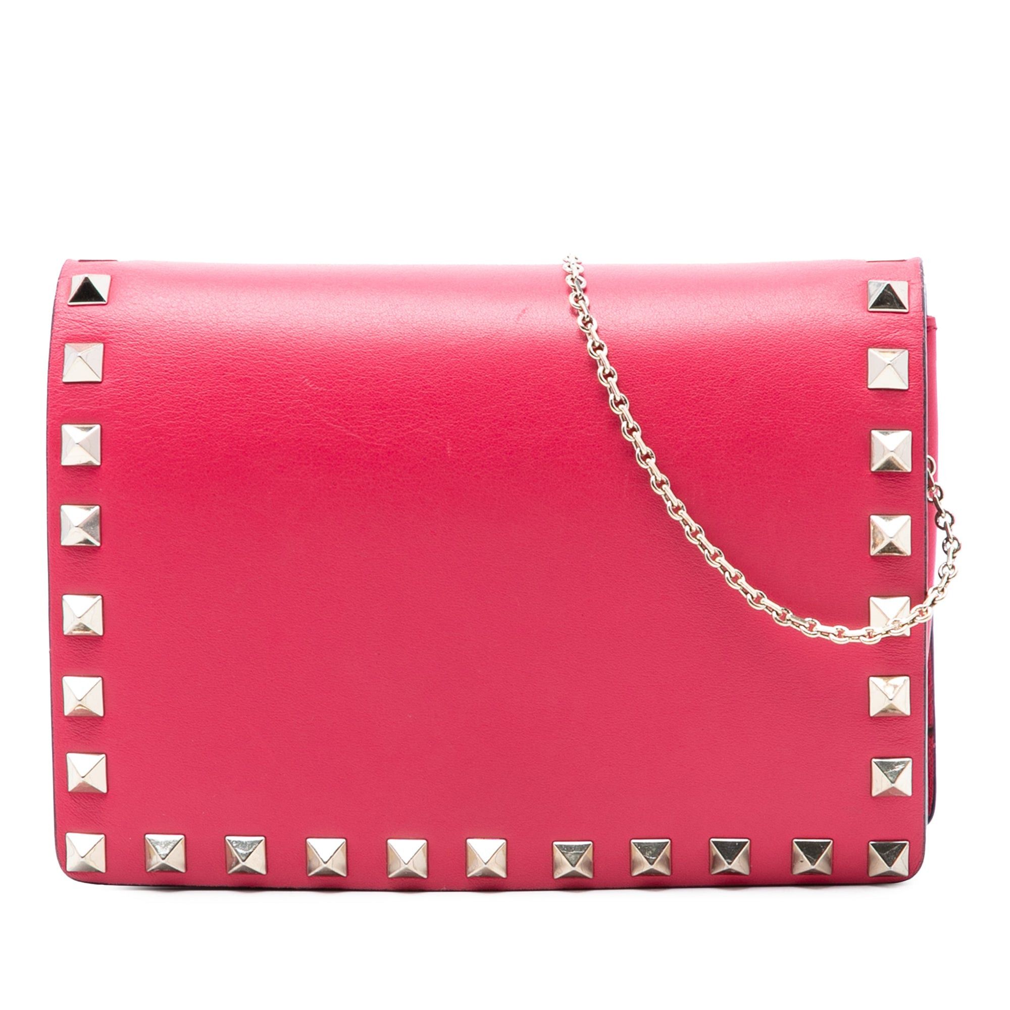 Valentino Leather Rockstud Chain Pouch Size ONE SIZE - 1 Thumbnail