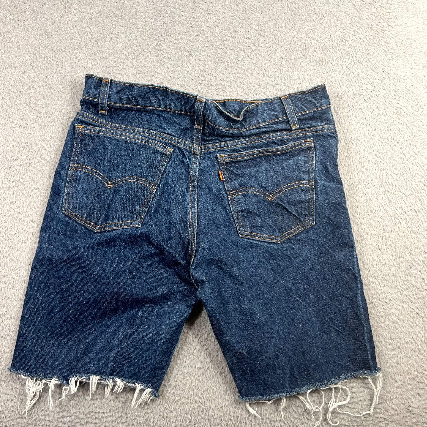 Levi's VINTAGE Levi's Bermuda Shorts Men's 35 Distressed Blue Denim 8" Inseam Classic Size US 35 - 6 Thumbnail