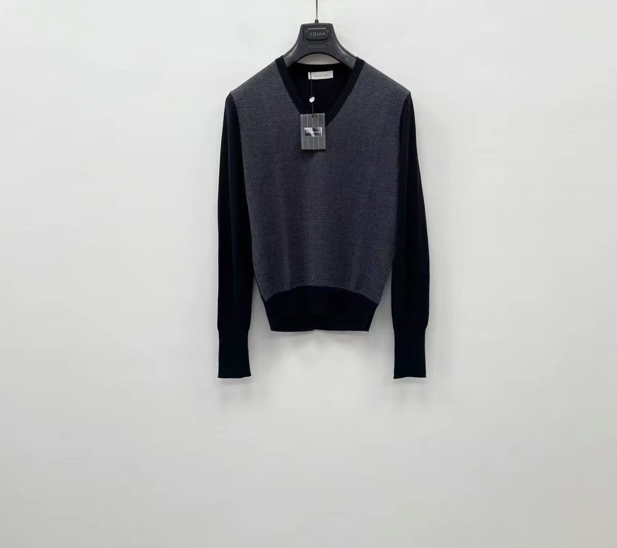 Ermenegildo Zegna Ermenegildo Zegna Wool/Cashmere Sweater J30 Size US L / EU 52-54 / 3 - 2 Thumbnail