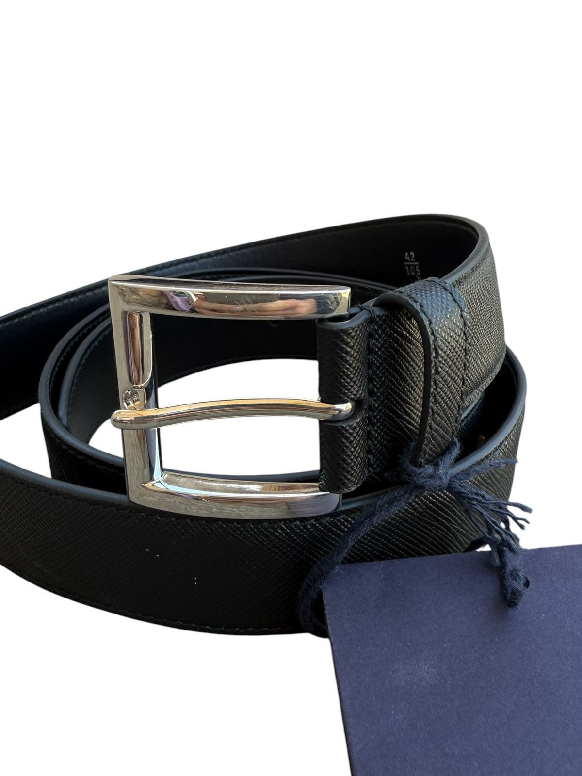 Prada Prada saffiano leather belt Size ONE SIZE - 4 Thumbnail