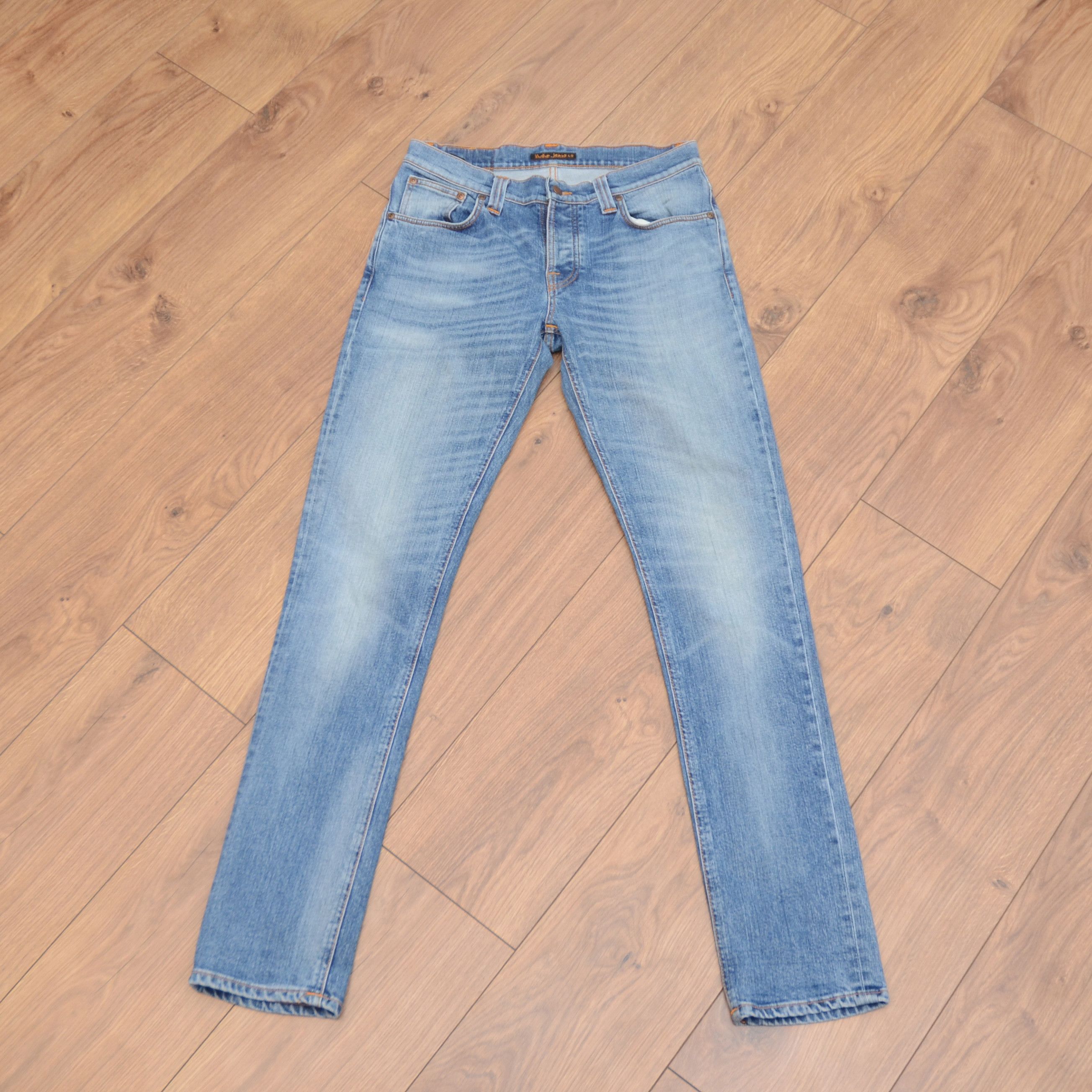 Nudie Jeans Nudie Jeans Steady W31 L34 faded Denim Button Fly Thim Size US 31 - 8 Thumbnail
