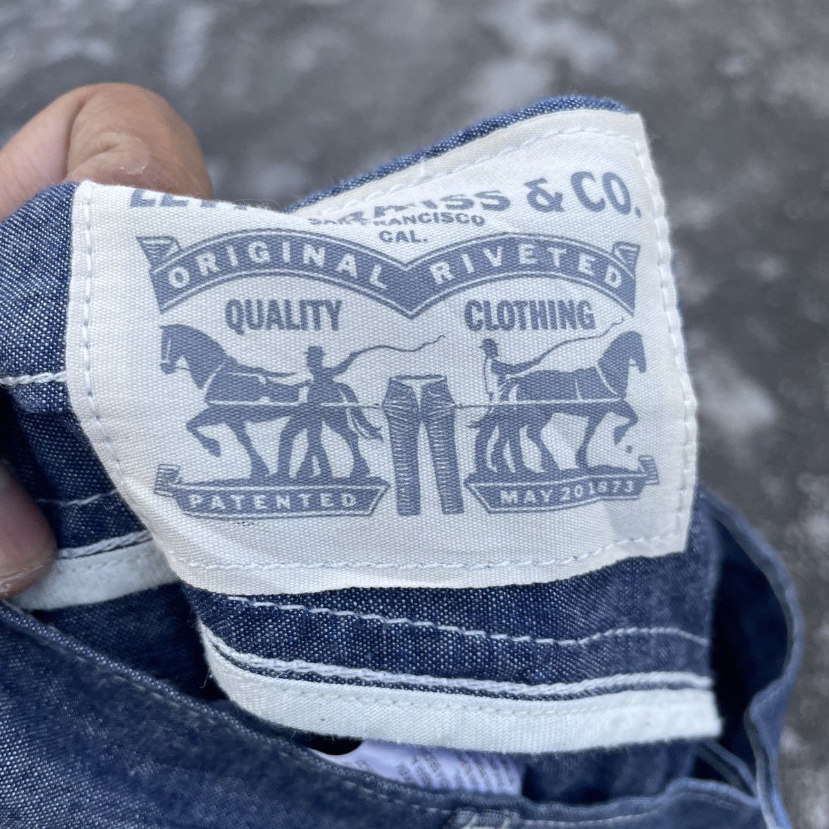Levi's Vintage Y2k Levis Distressed Denim Size US 32 / EU 48 - 6 Thumbnail