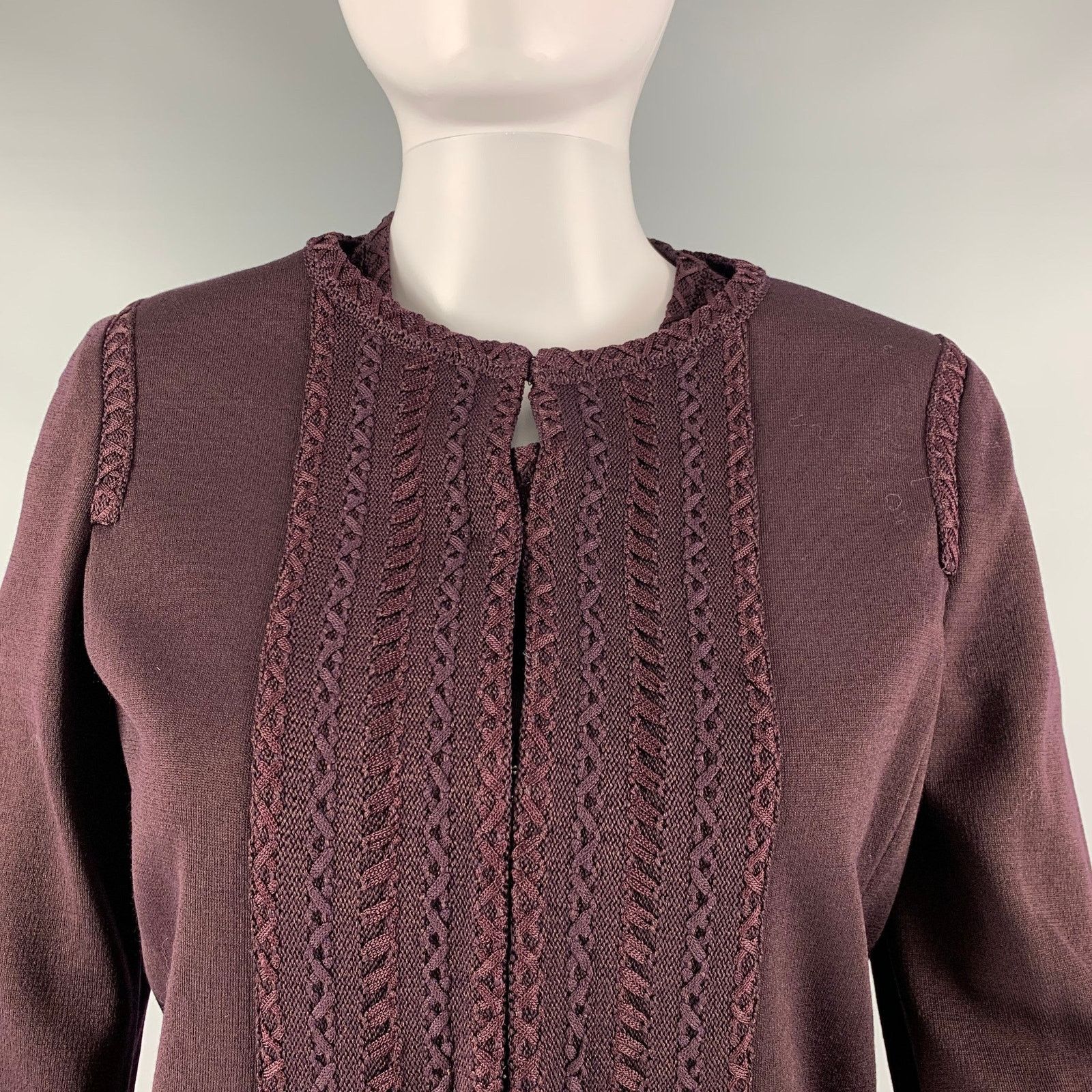 Other ST. JOHN Size 2 Brown Wool Rayon Below Knee Outifts Size XS / US 0-2 / IT 36-38 - 2 Thumbnail