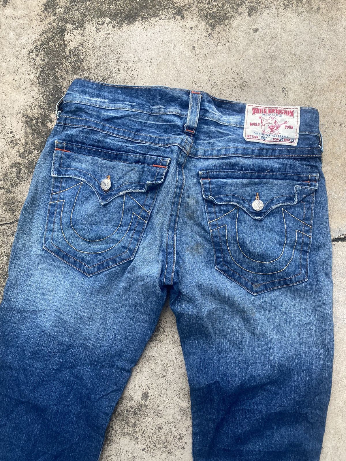 If Six Was Nine × Japanese Brand × True Religion True Religion Straight Cut Jeans Size US 37 - 13 Thumbnail