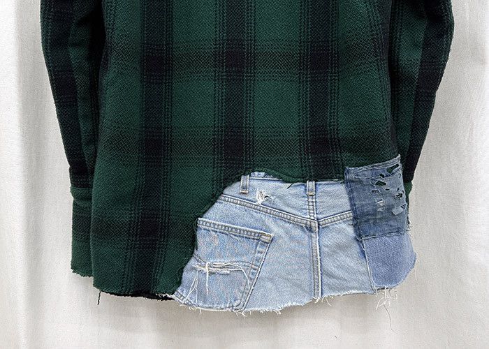 Greg Lauren Greg Lauren checkered flannel hooded jacket Size US L / EU 52-54 / 3 - 8 Thumbnail