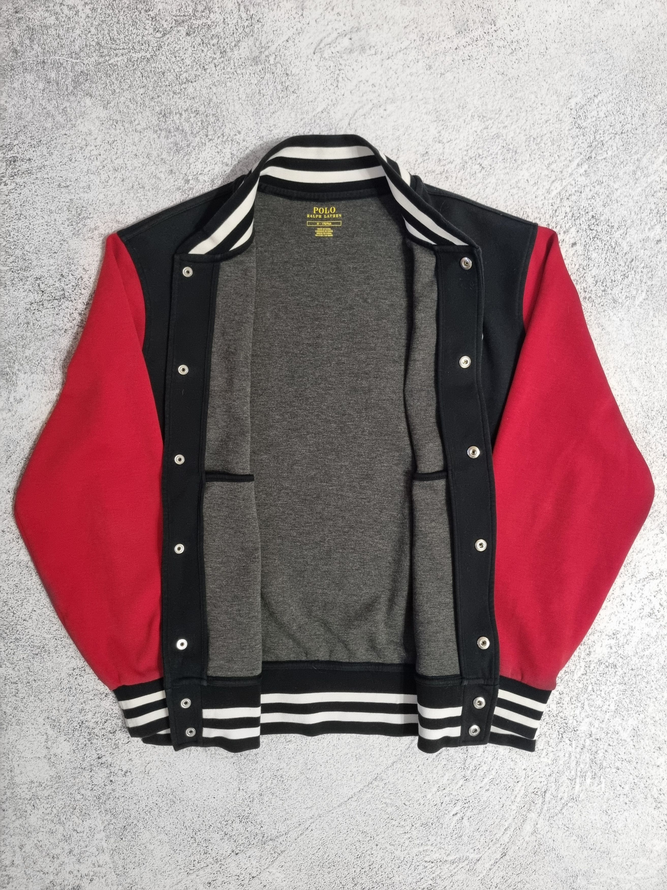 Polo Ralph Lauren × Ralph Lauren Polo Ralph Lauren P-Wing Patch Baseball Bomber Jacket Size US M / EU 48-50 / 2 - 11 Thumbnail