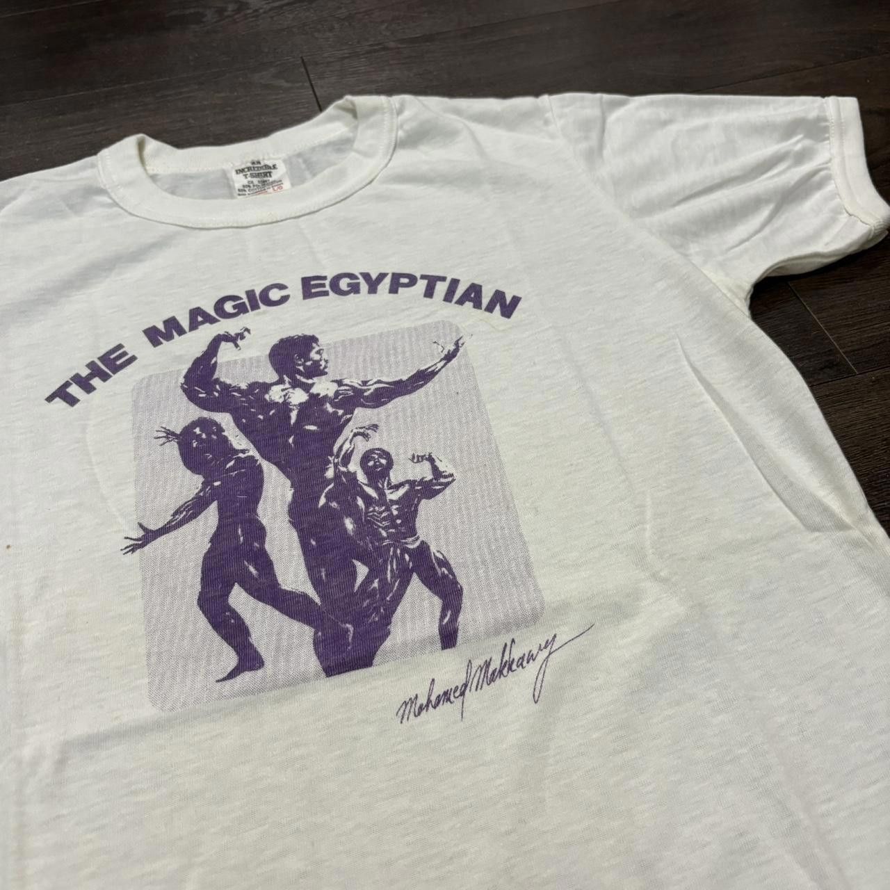Designer Vintage The Magic Egyptian T Shirt 80s Body Builder Size US M / EU 48-50 / 2 - 3 Thumbnail