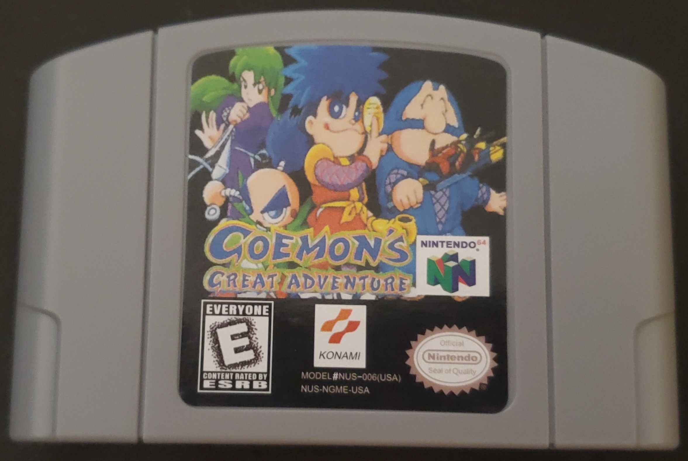 Nintendo Goemon's Great Adventure N64 Nintendo 64 Video Game 1999 Size ONE SIZE - 1 Thumbnail