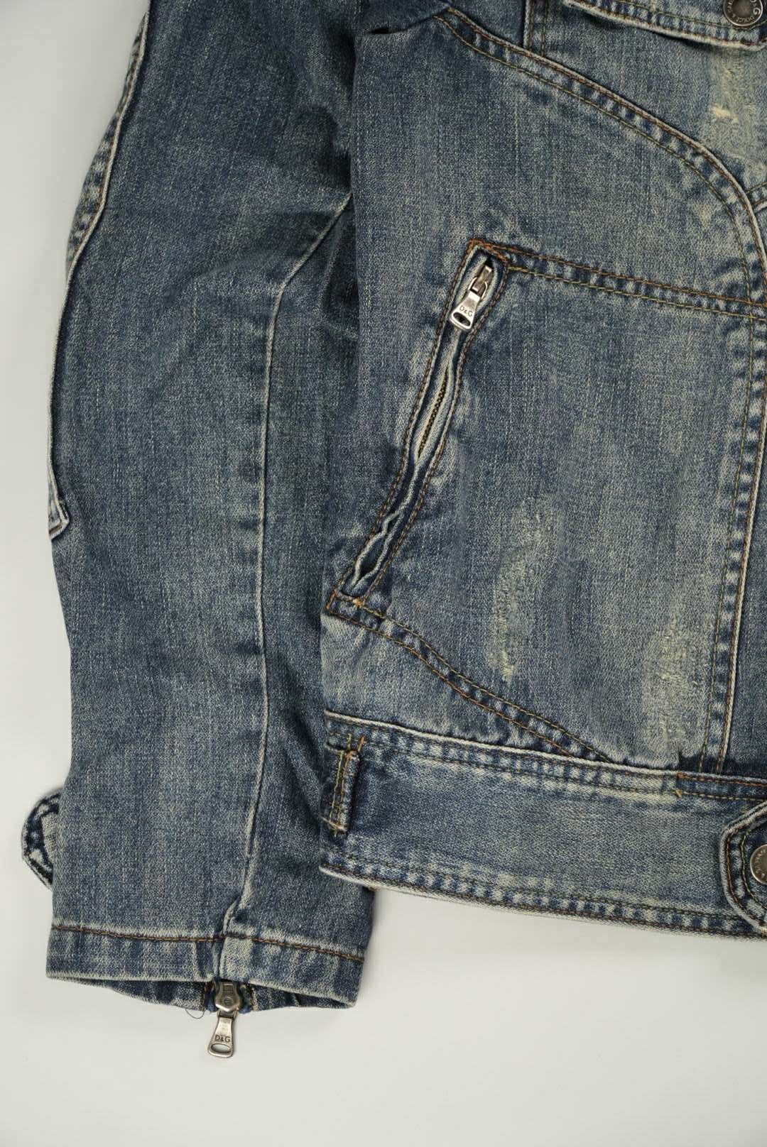 Dolce & Gabbana Dolce & Gabbana Multi Pocket Denim Jacket Size US M / EU 48-50 / 2 - 10 Thumbnail
