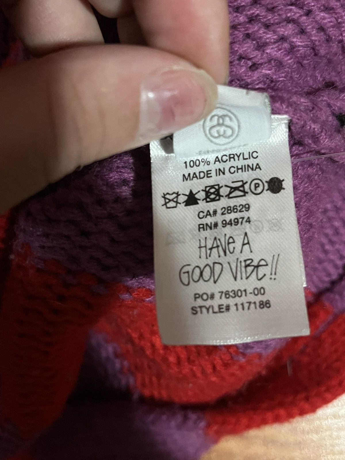 Stussy Stussy Fuzzy Cardigan Size US L / EU 52-54 / 3 - 4 Thumbnail