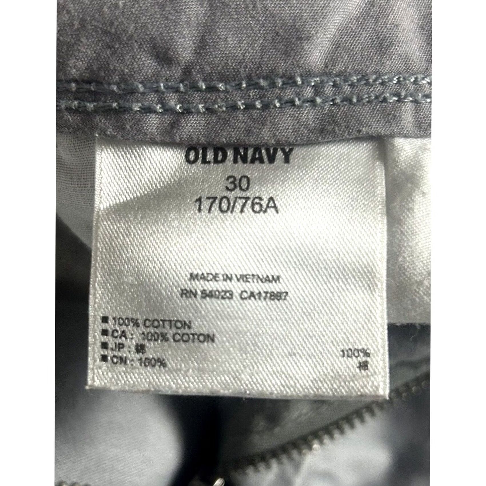 Old Navy Old Navy Mens Casual Chino Shorts Size 30 Gray Flat Front Mid Rise Longer Length Twill Cotton Size US 30 / EU 46 - 5 Thumbnail