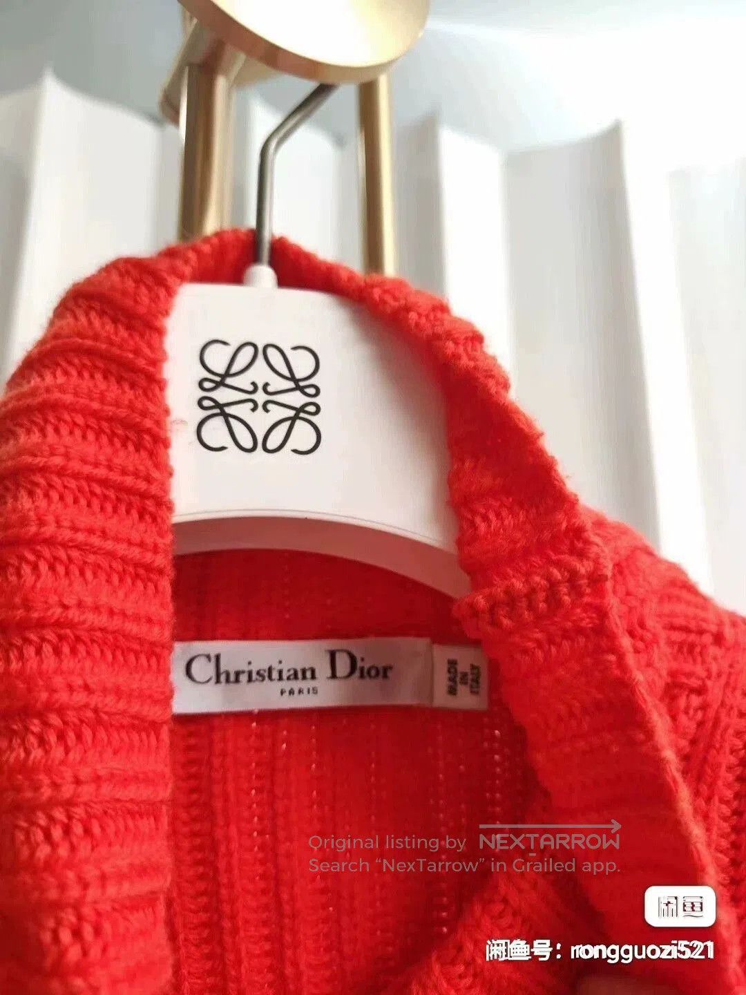 Dior dior orange turtleneck sweater with stretch. Size US M / EU 48-50 / 2 - 2 Thumbnail