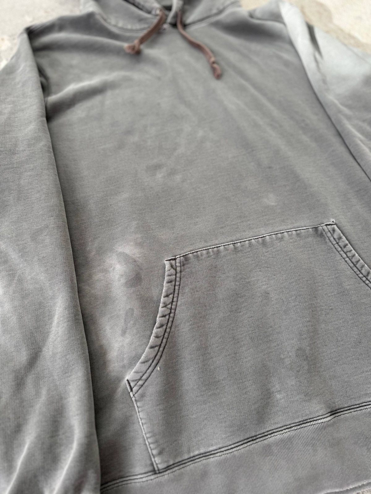 Supreme Supreme hoodie M cotton gray plain 18SS overdyed hoodie Size US M / EU 48-50 / 2 - 9 Thumbnail