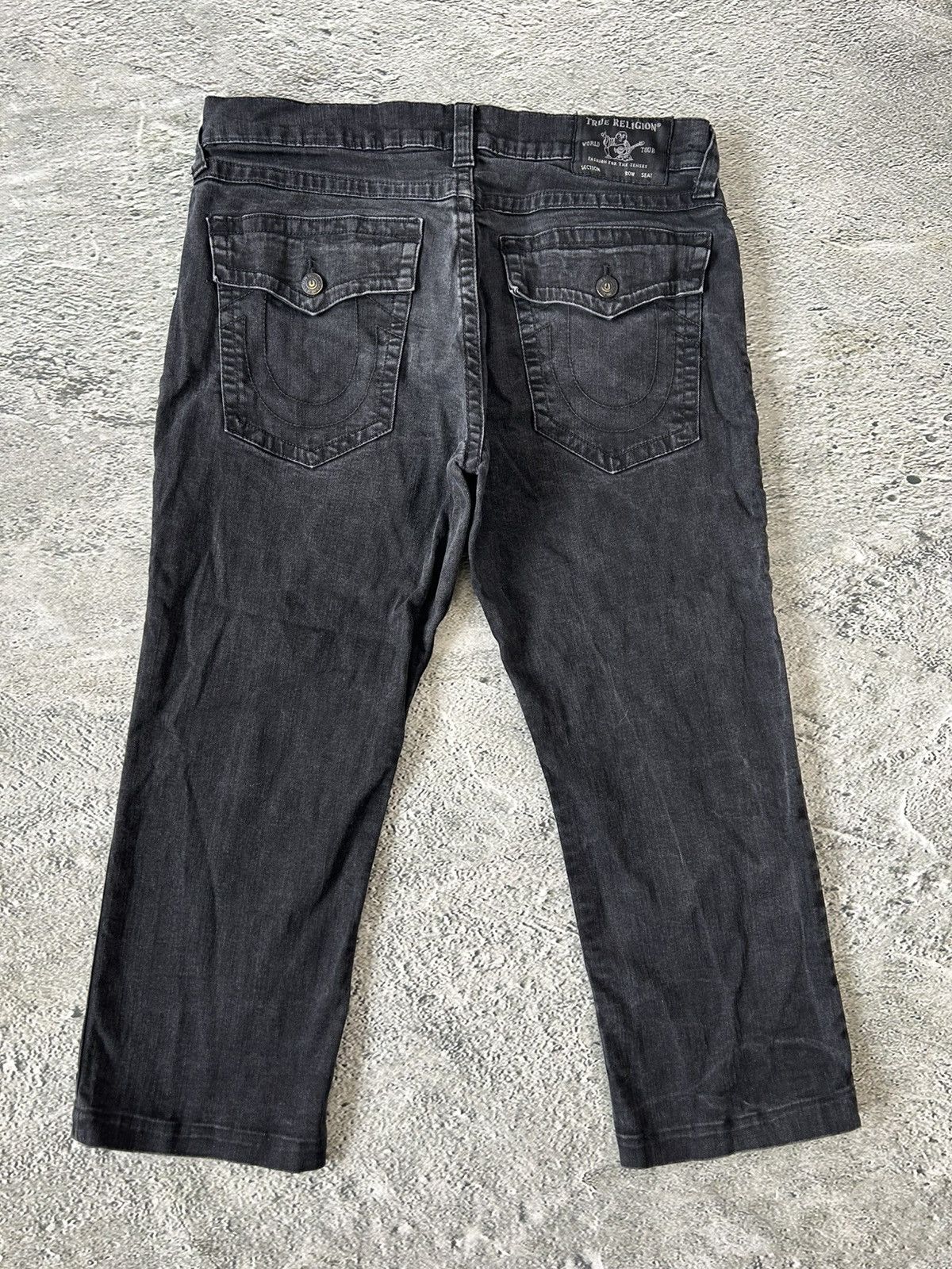 True Religion × Vintage True Religion vintage black jeans denim pants Y2K Ricky Size US 38 / EU 54 - 1 Thumbnail